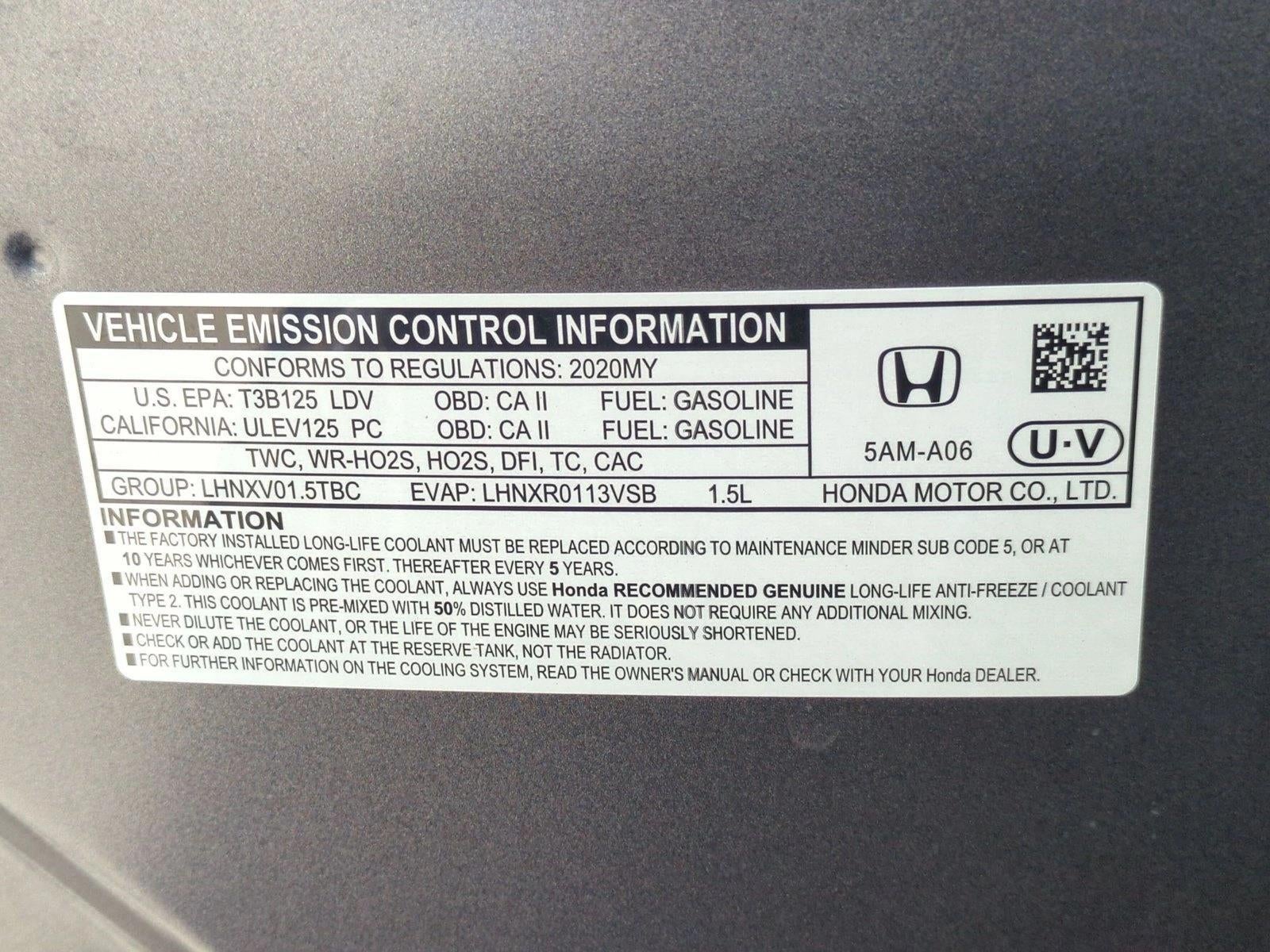 2020 Honda Civic Si Sedan Manual