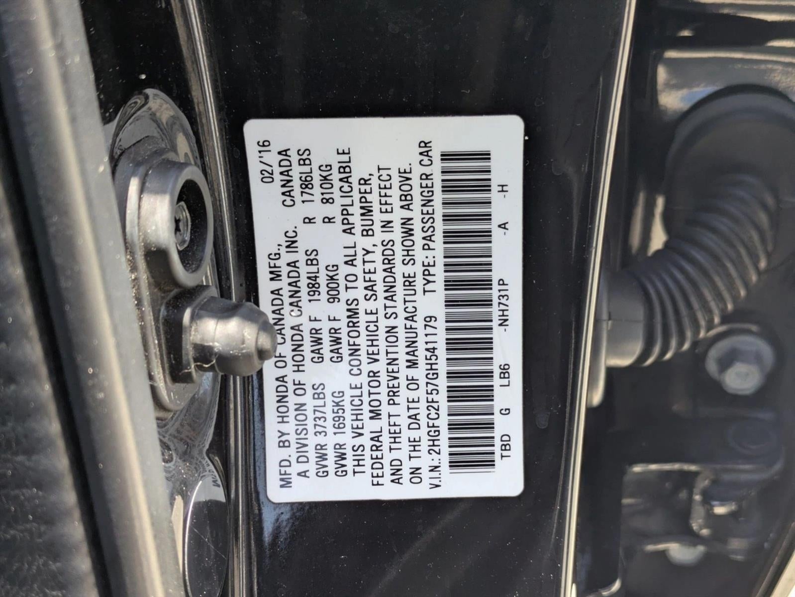 2016 Honda Civic Sedan LX CVT