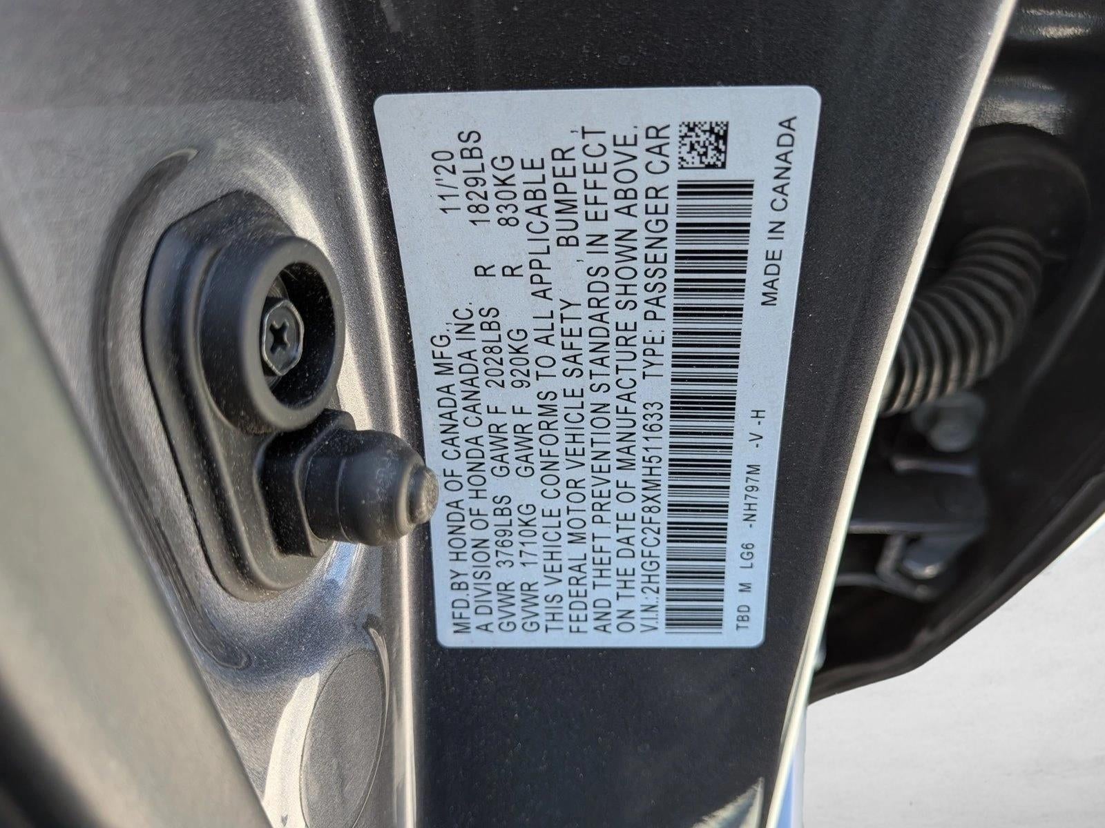 2021 Honda Civic Sedan Sport CVT