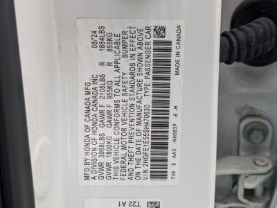 2025 Honda Civic Si Si Manual Sedan