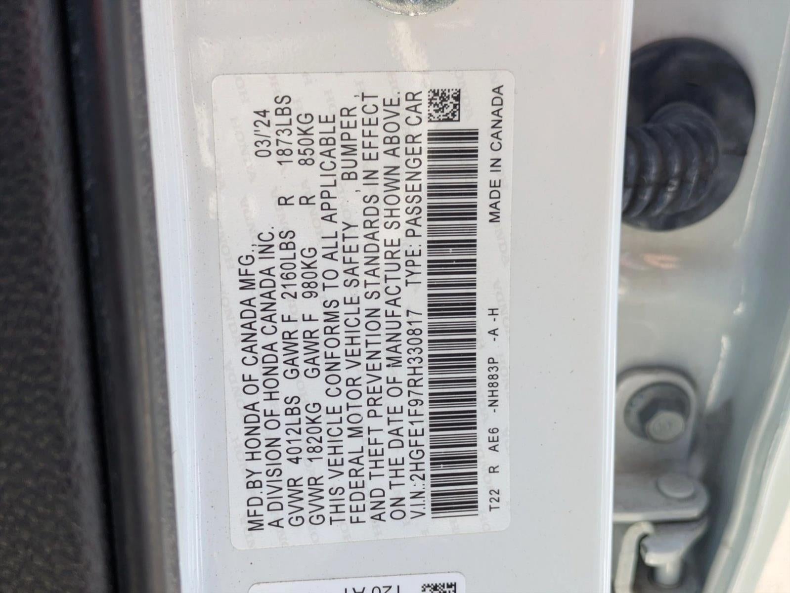 2024 Honda Civic Sedan Touring CVT