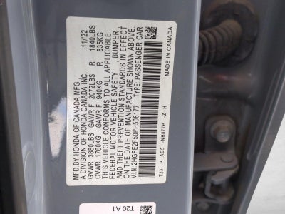 2023 Honda Civic Sedan Sport CVT