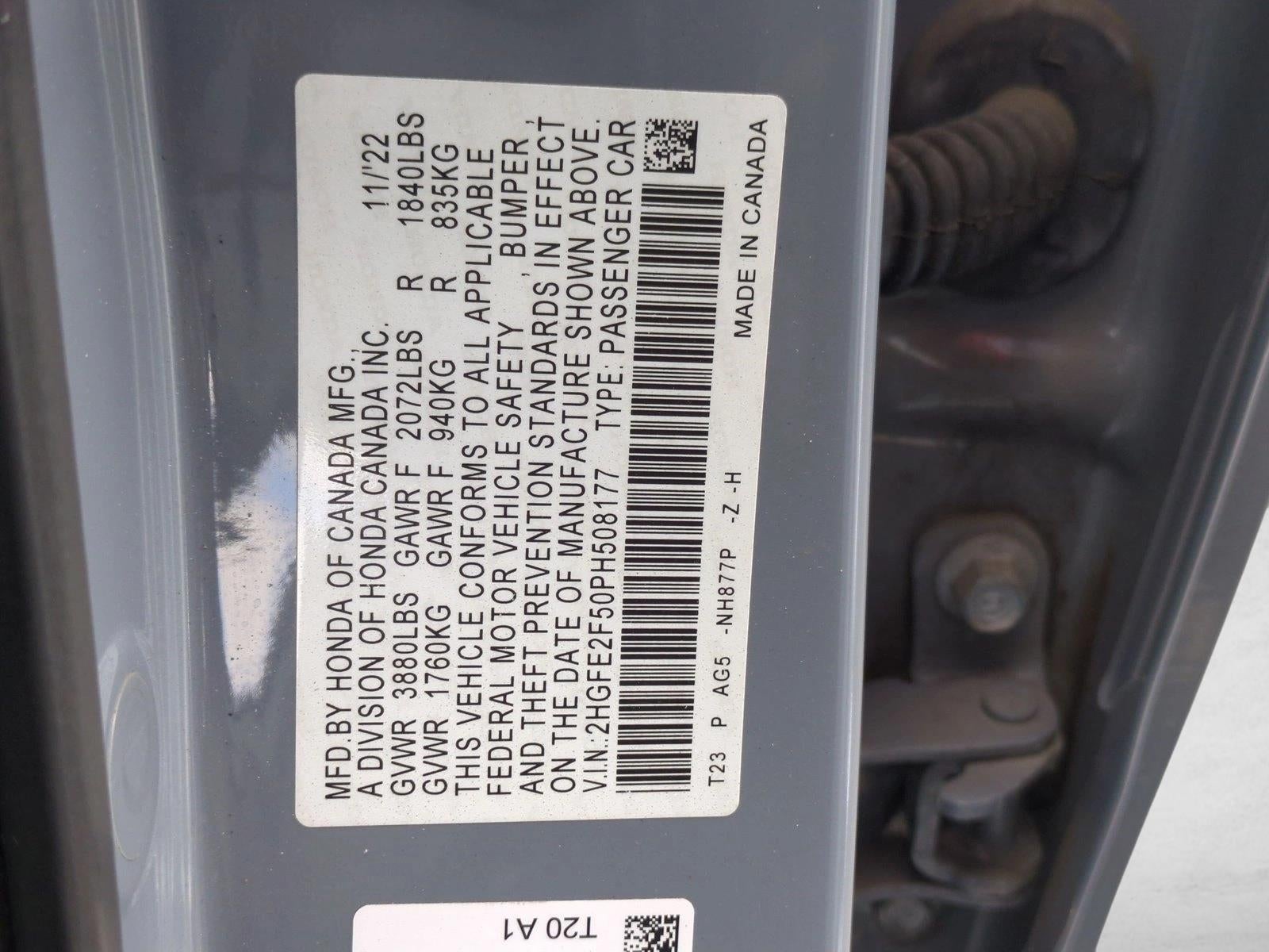2023 Honda Civic Sedan Sport CVT