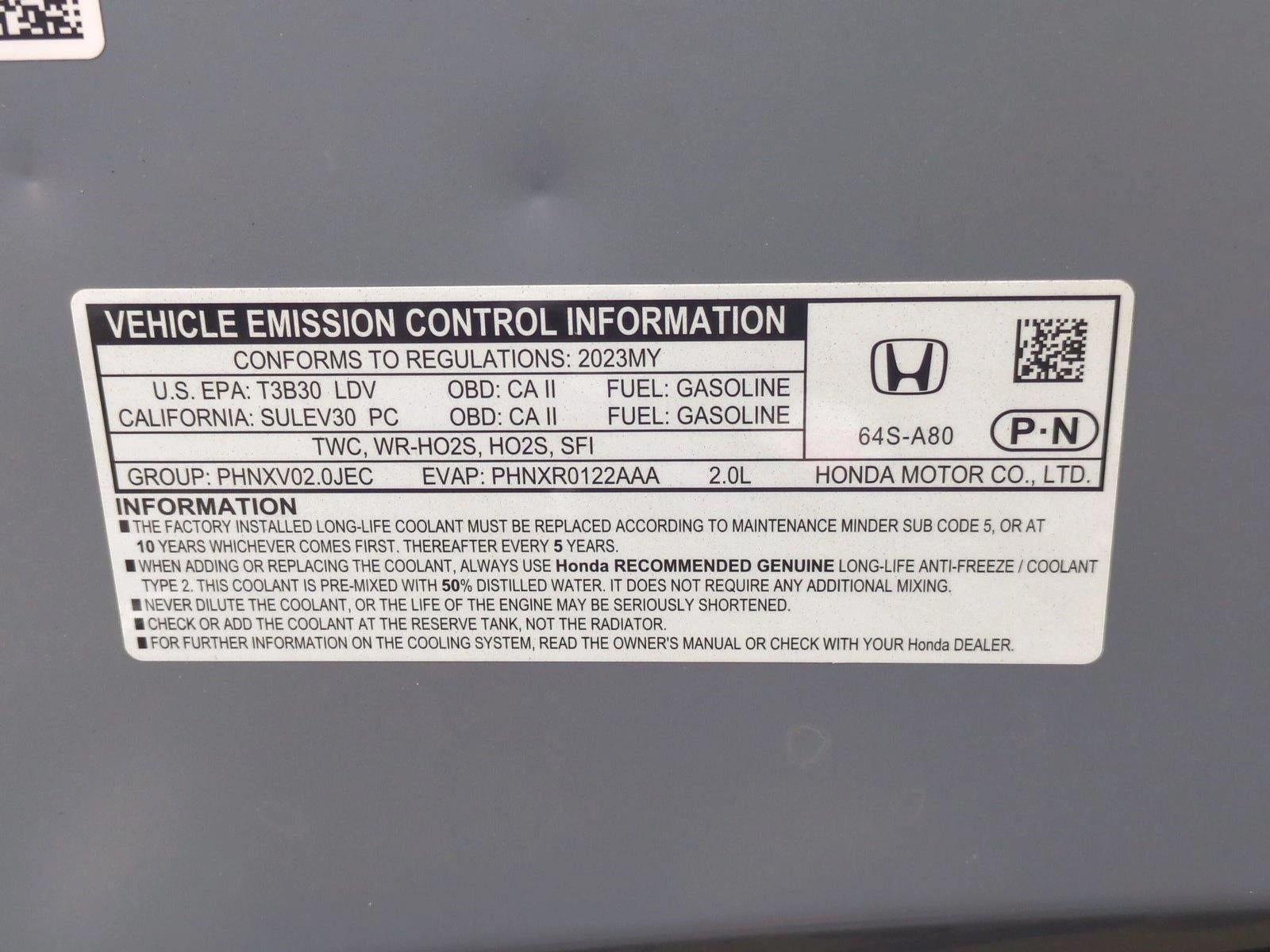 2023 Honda Civic Sedan Sport CVT