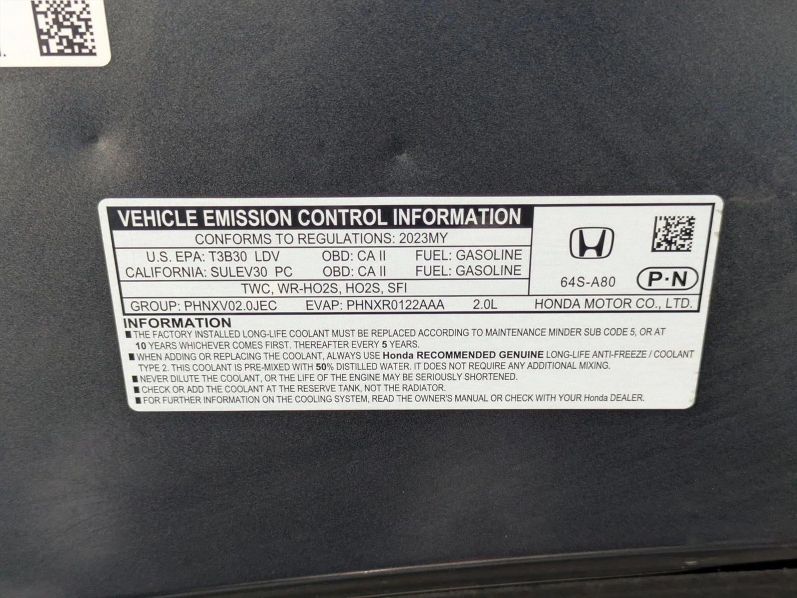 2023 Honda Civic Sedan Sport CVT