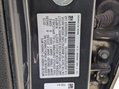 2023 Honda Civic Sedan Sport CVT