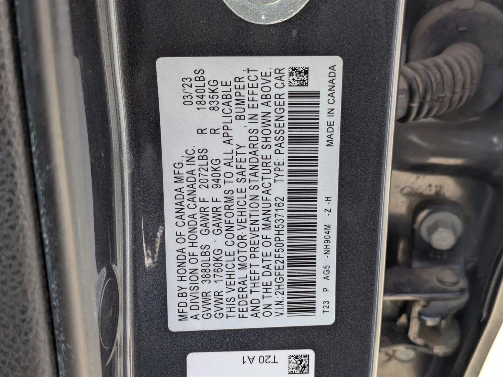 2023 Honda Civic Sedan Sport CVT