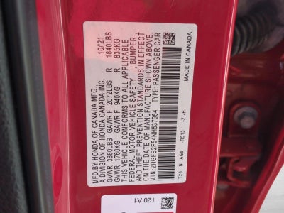 2022 Honda Civic Sedan Sport CVT
