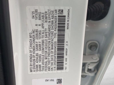 2025 Honda Civic Sedan Hybrid Sport CVT
