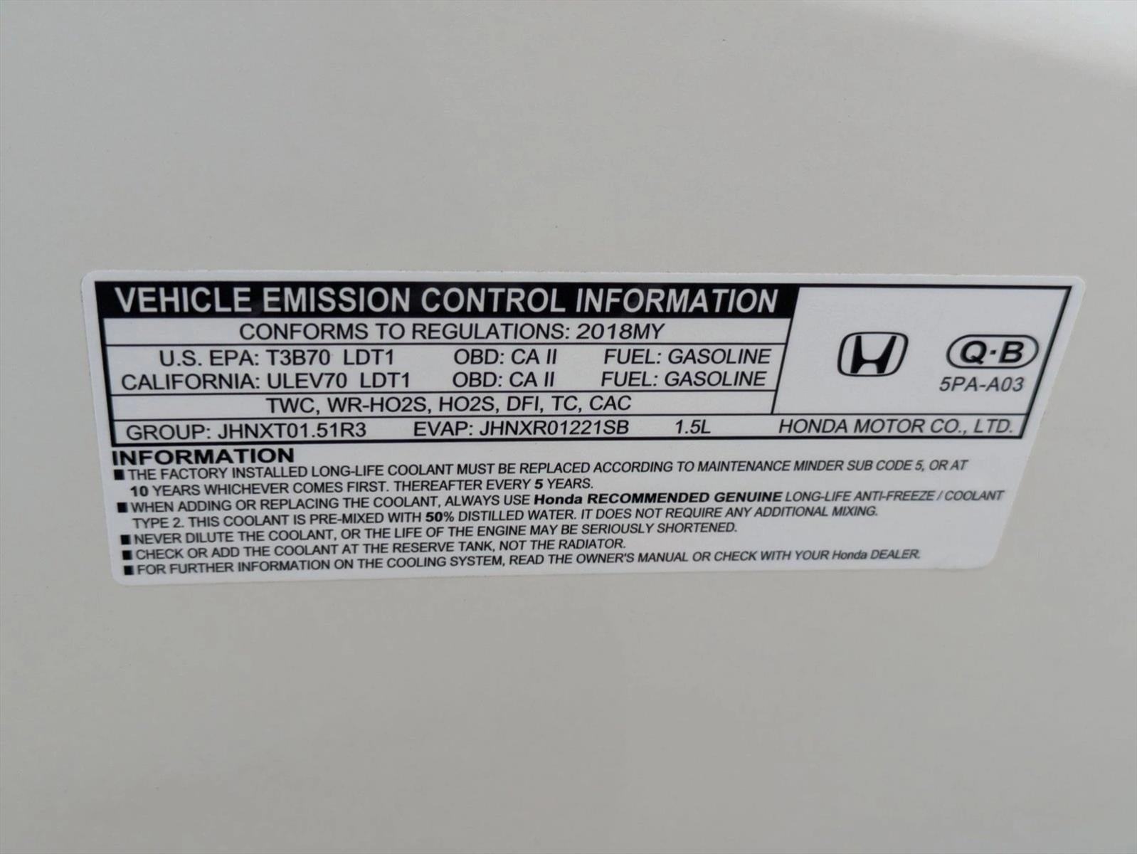 2018 Honda CR-V Touring 2WD