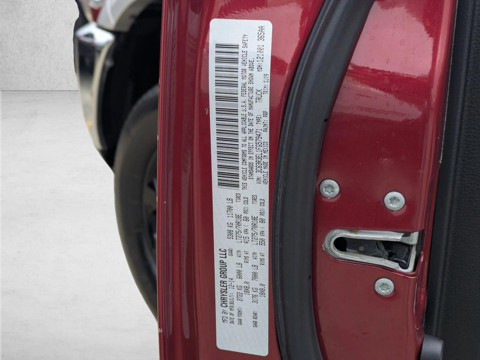 2015 RAM 3500 4WD Crew Cab 6.3 Ft Box Laramie