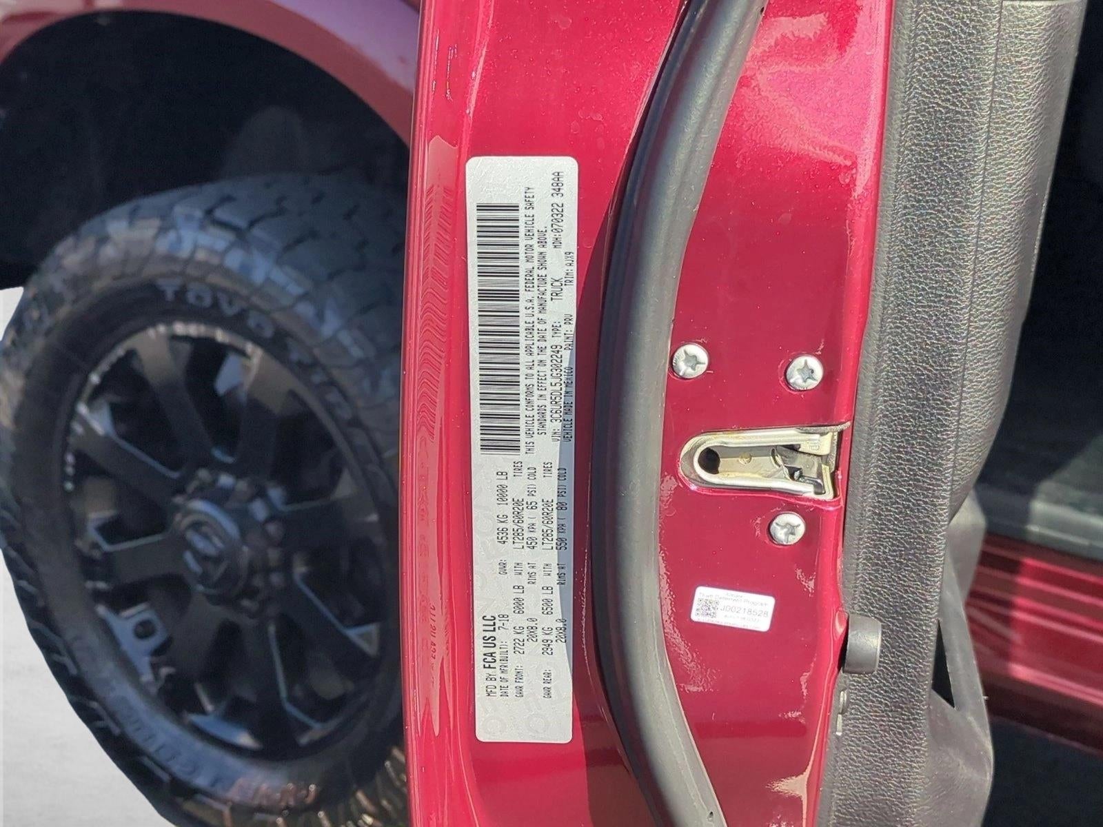 2018 RAM 2500 Big Horn 4x4 Crew Cab 6'4" Box