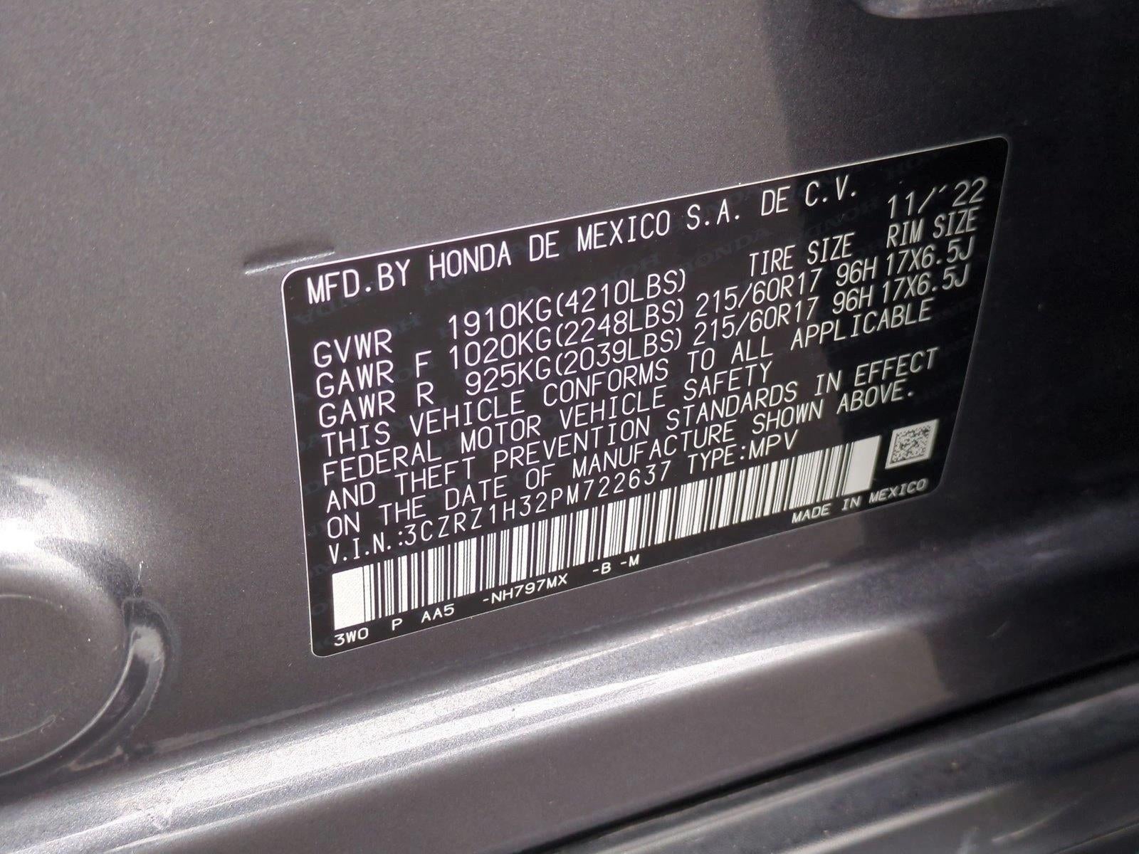 2023 Honda HR-V LX 2WD CVT