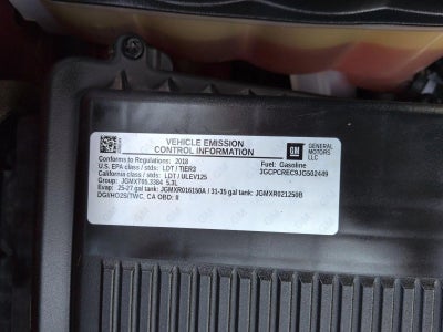 2018 Chevrolet Silverado 1500 Crew Cab Short Box 2-Wheel Drive LT