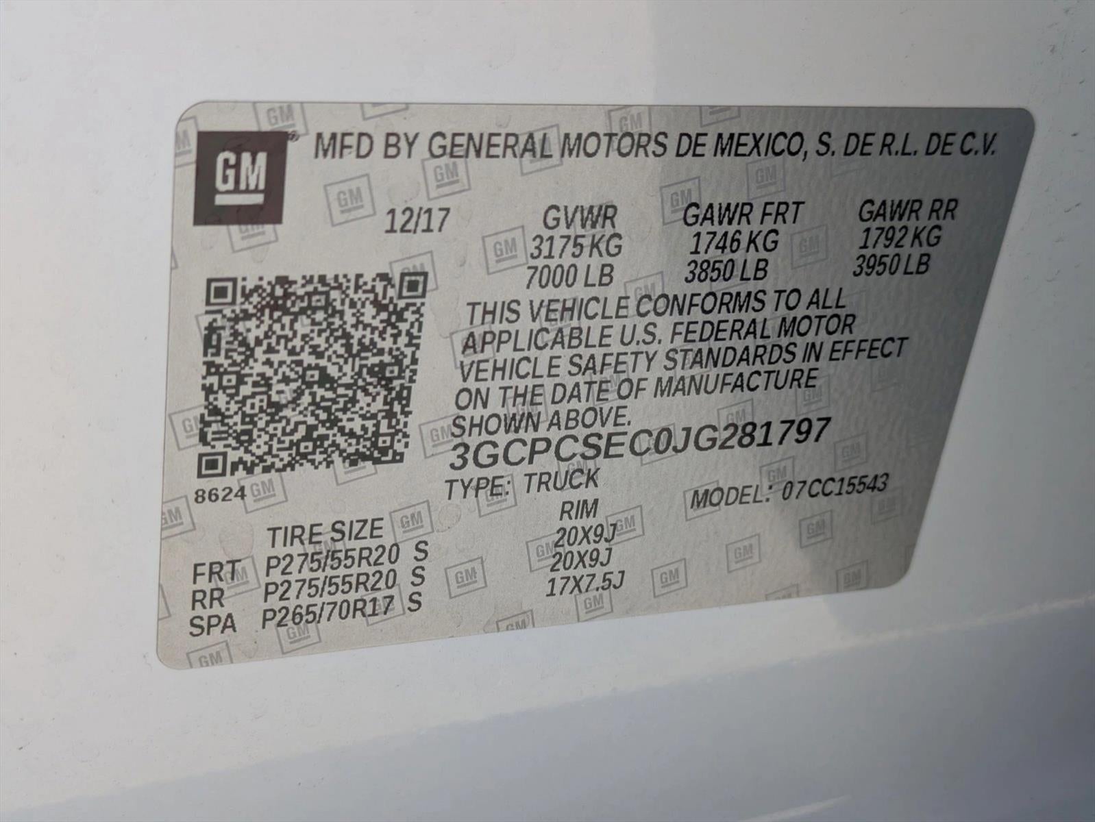 2018 Chevrolet Silverado 1500 Crew Cab Short Box 2-Wheel Drive LTZ