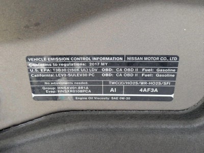 2017 Nissan Sentra S CVT