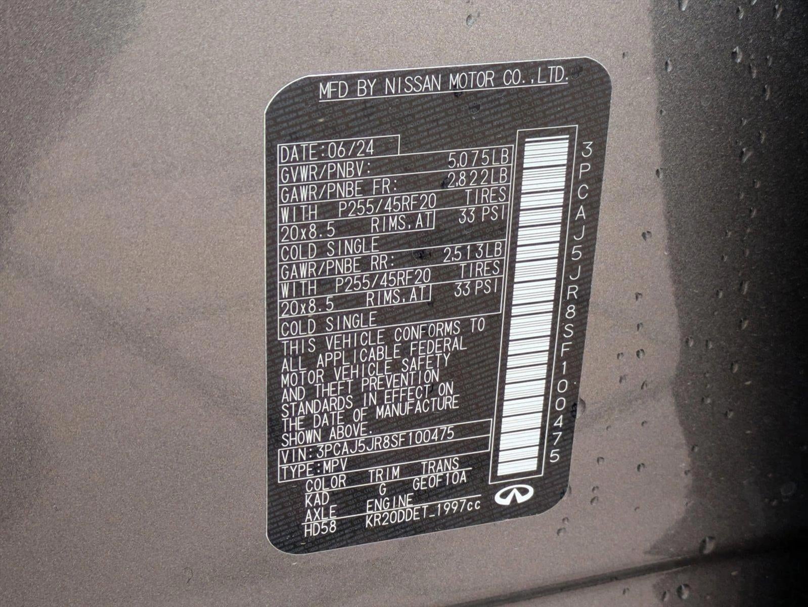 2025 INFINITI QX55 LUXE AWD