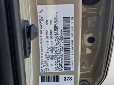 2019 Toyota Tacoma 2WD 2WD TRD Off Road Double Cab 5' Bed V6 AT (Natl)