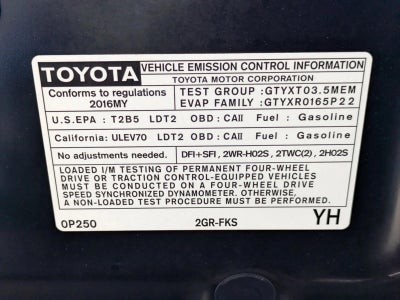 2016 Toyota Tacoma 2WD Double Cab Short Bed V6 Automatic SR5 (GS)