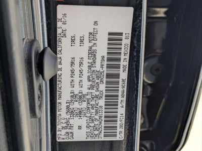 2016 Toyota Tacoma 2WD Double Cab Short Bed V6 Automatic SR5 (GS)