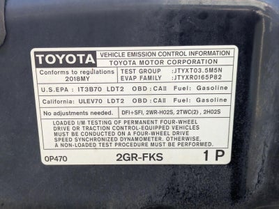 2018 Toyota Tacoma TRD Sport Double Cab 6' Bed V6 4x2 AT (Natl)