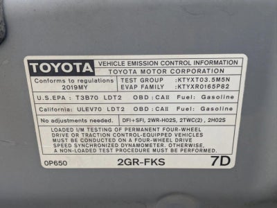 2019 Toyota Tacoma 4WD 4WD TRD Off Road Double Cab 5' Bed V6 AT (Natl)