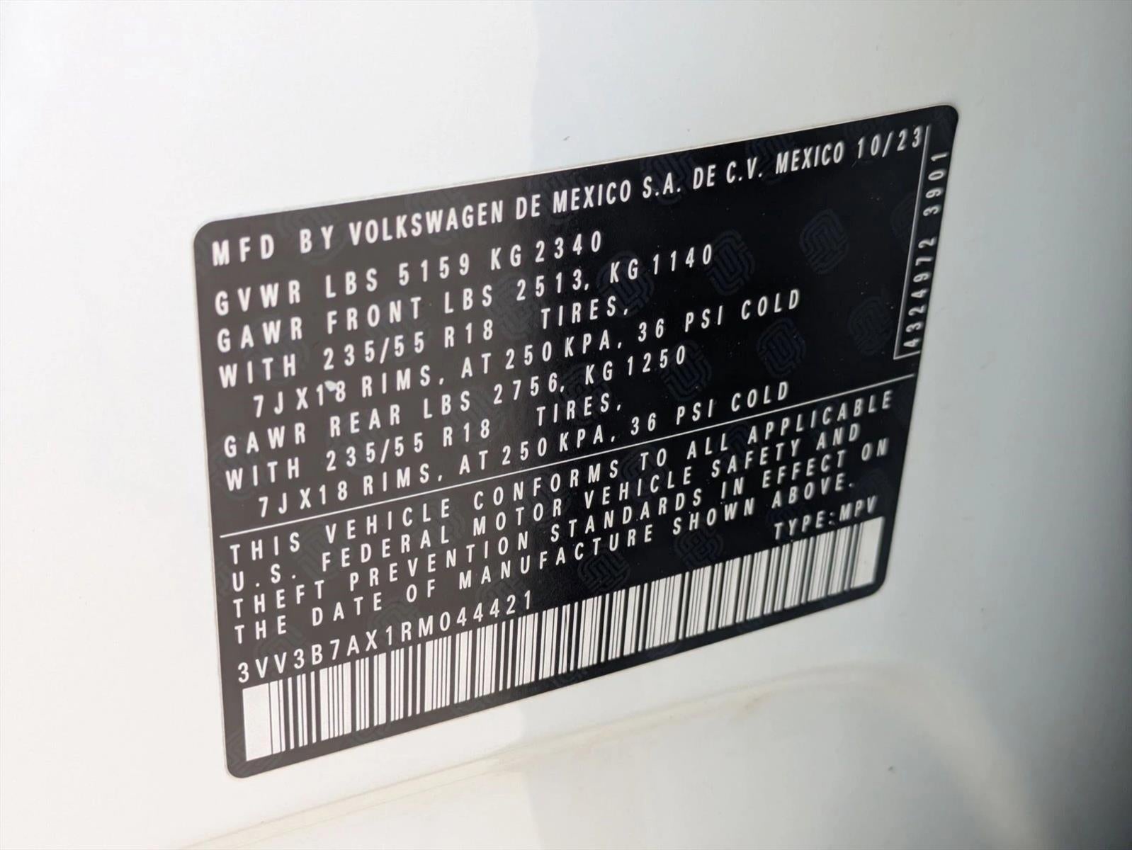 2024 Volkswagen Tiguan 2.0T SE FWD