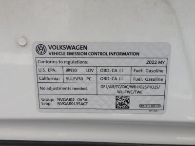 2022 Volkswagen Tiguan 2.0T SE FWD
