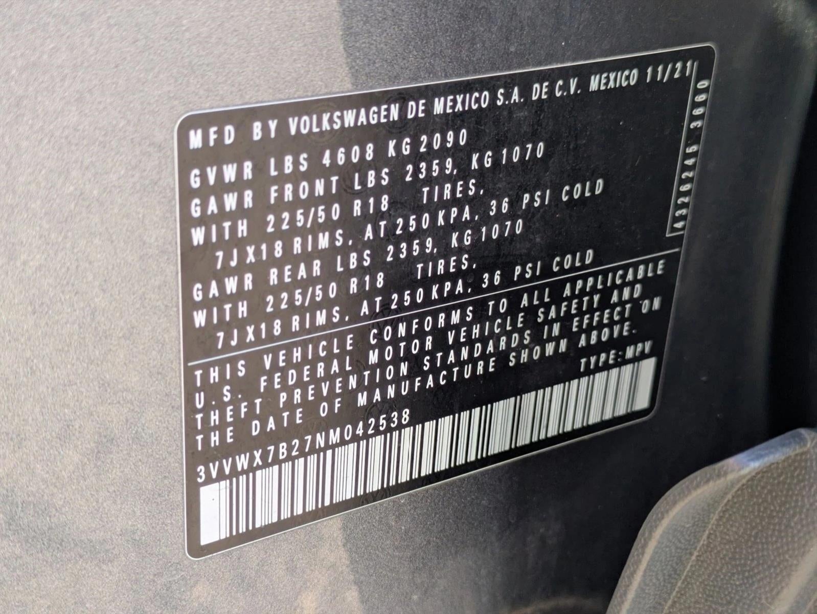 2022 Volkswagen Taos SE 4MOTION