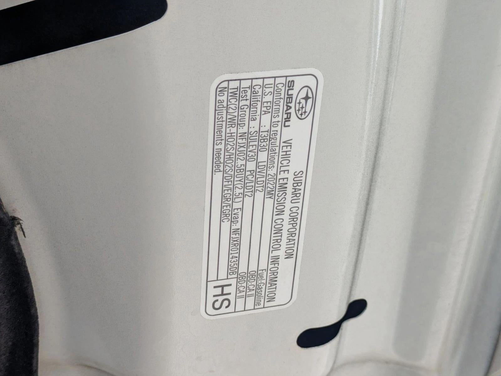 2022 Subaru Outback Premium CVT