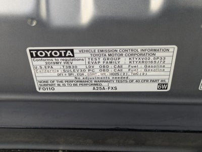 2019 Toyota Camry Hybrid SE CVT (Natl)