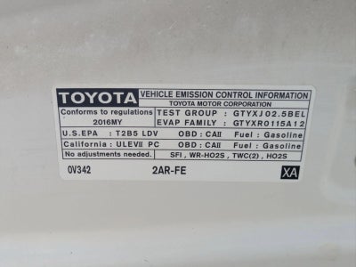 2016 Toyota Camry 4dr Sdn I4 Auto XSE (Natl)