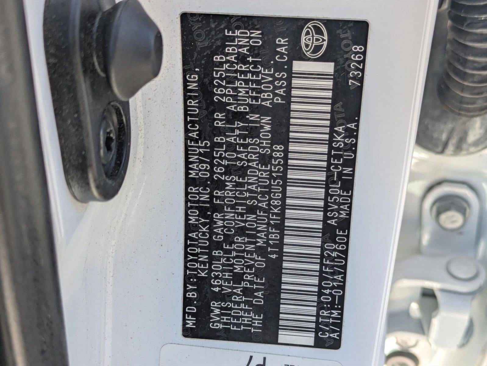 2016 Toyota Camry 4dr Sdn I4 Auto SE (SE)