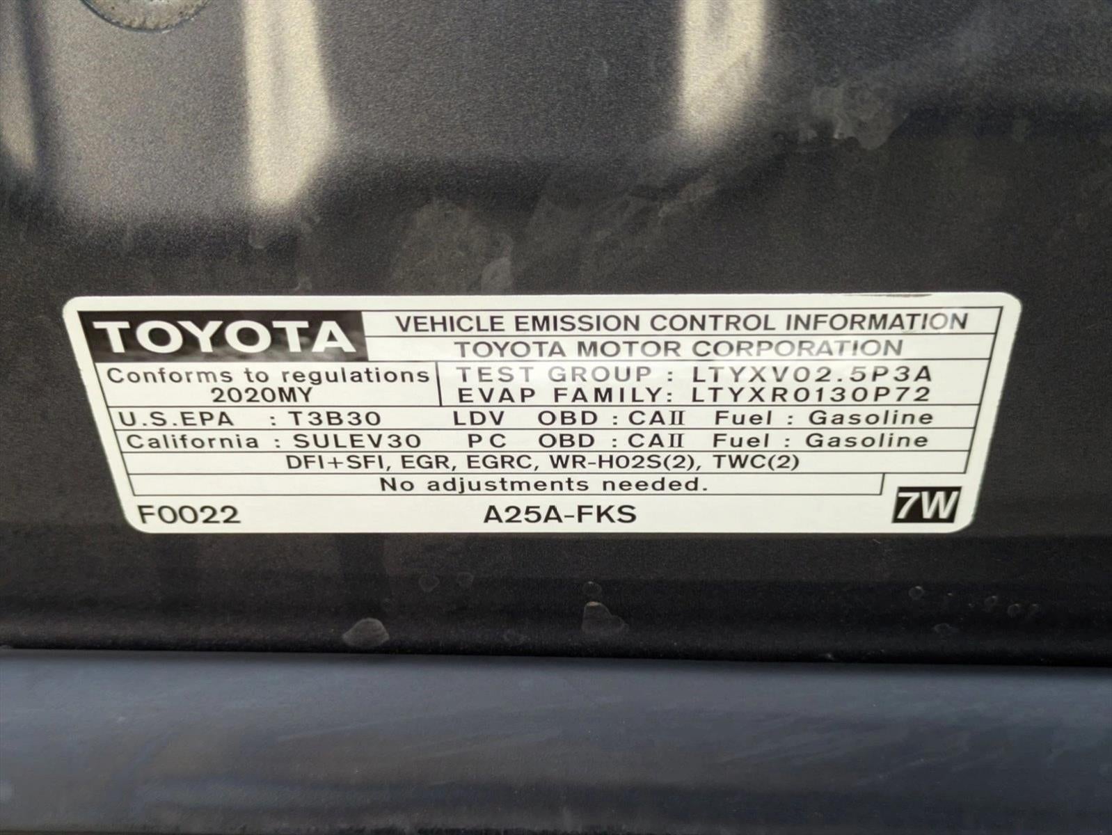 2020 Toyota Camry SE Auto (Natl)