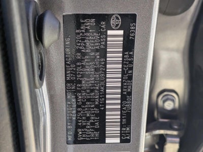 2020 Toyota Camry SE Auto (Natl)