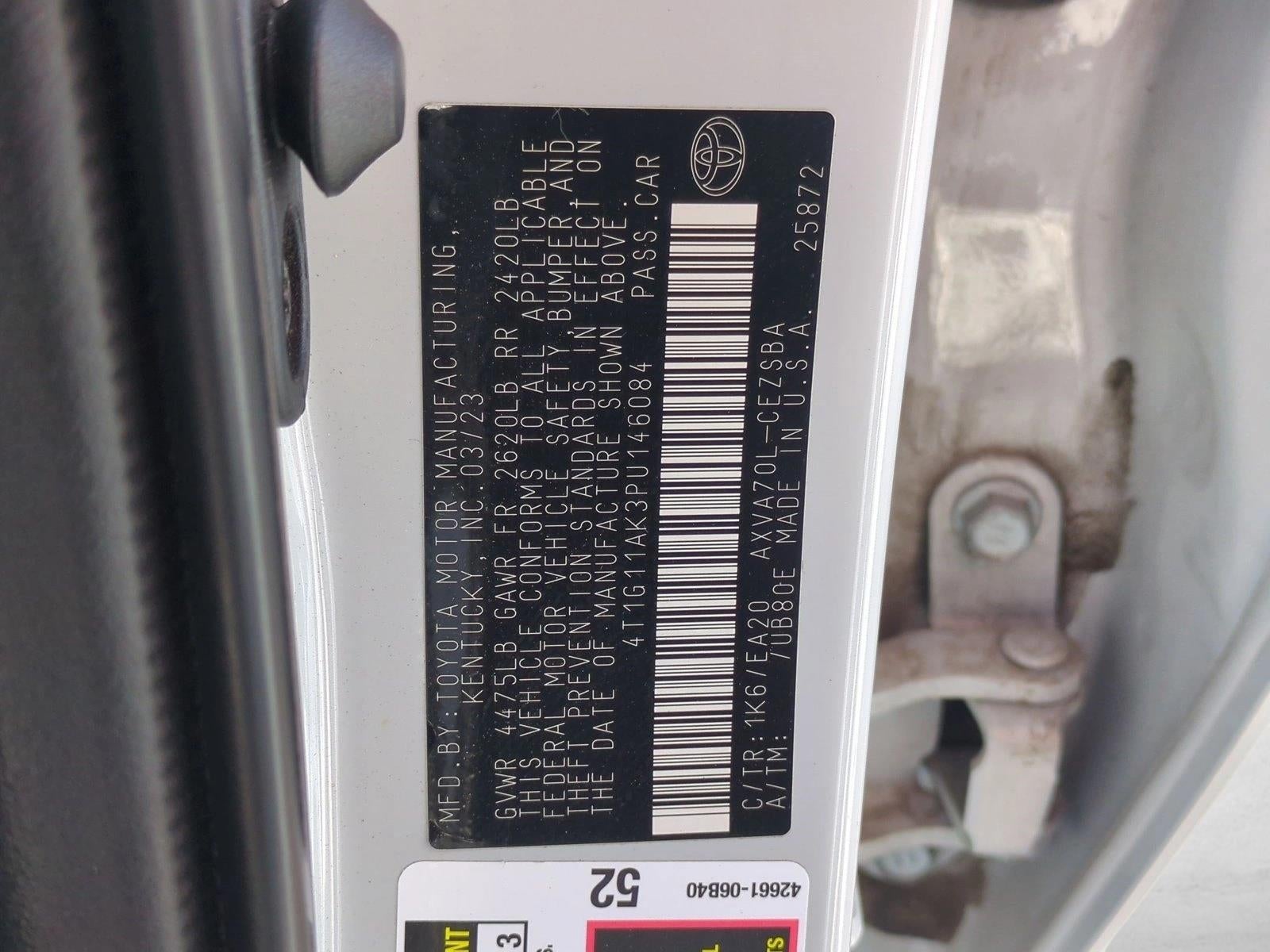2023 Toyota Camry SE Auto (Natl)