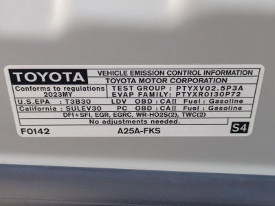 2023 Toyota Camry SE Auto (Natl)