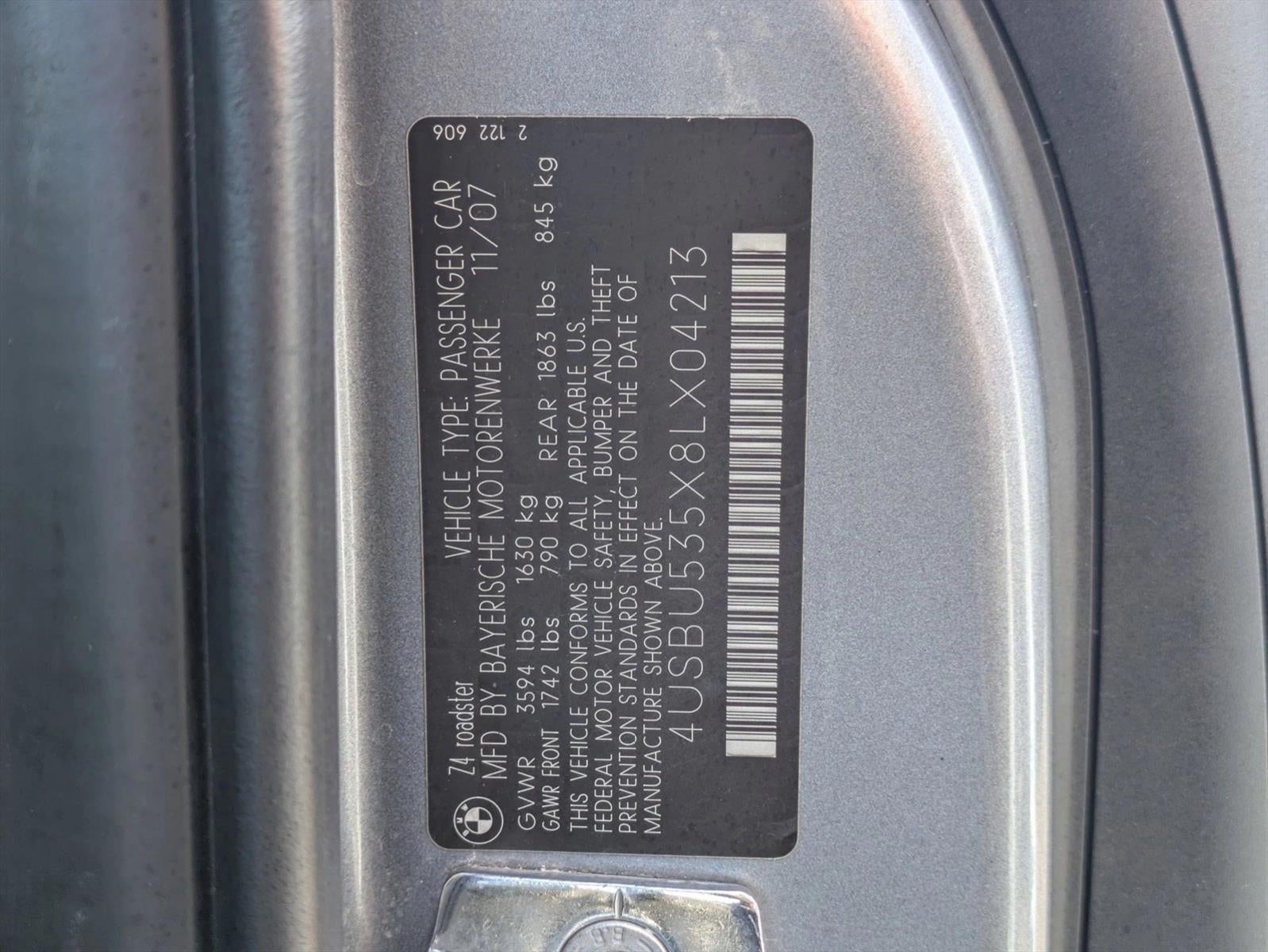 2008 BMW Z4 3.0si Roadster