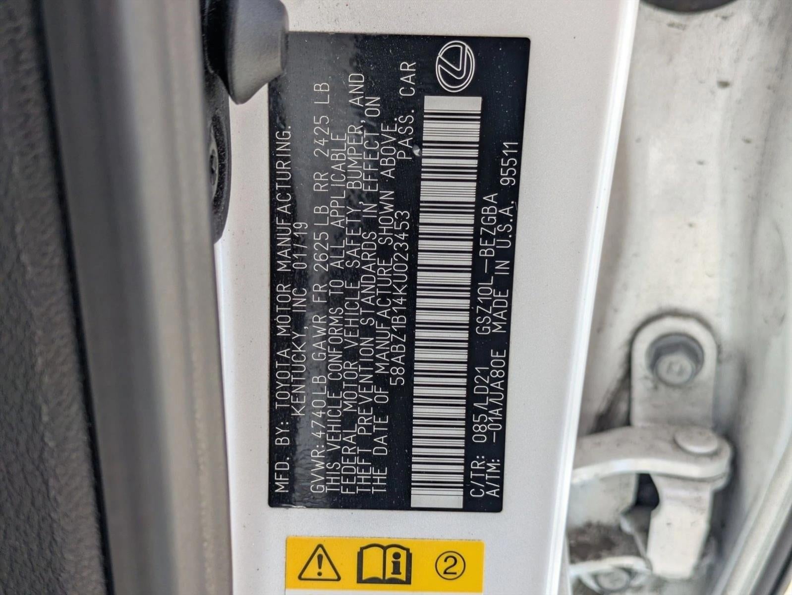 2019 Lexus ES 350 FWD