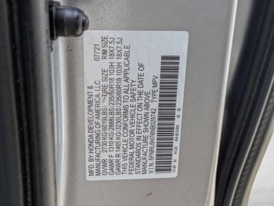 2022 Honda Odyssey EX-L Auto