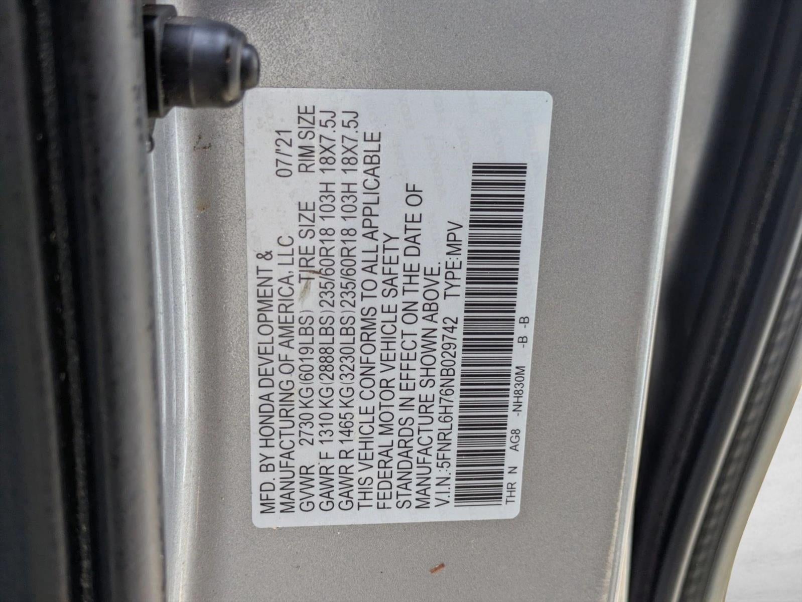 2022 Honda Odyssey EX-L Auto