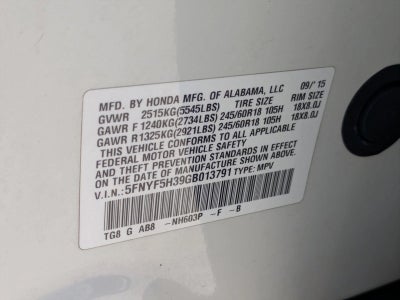 2016 Honda Pilot 2WD EX