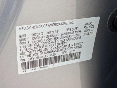 2020 Acura MDX SH-AWD 7-Passenger w/Technology Pkg