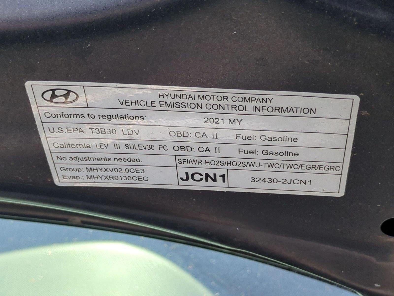 2021 Hyundai ELANTRA SEL IVT