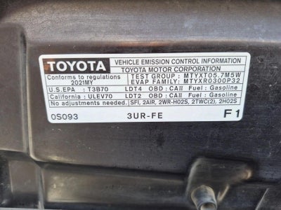 2021 Toyota Tundra 4WD 4WD Limited CrewMax 5.5' Bed 5.7L (Natl)