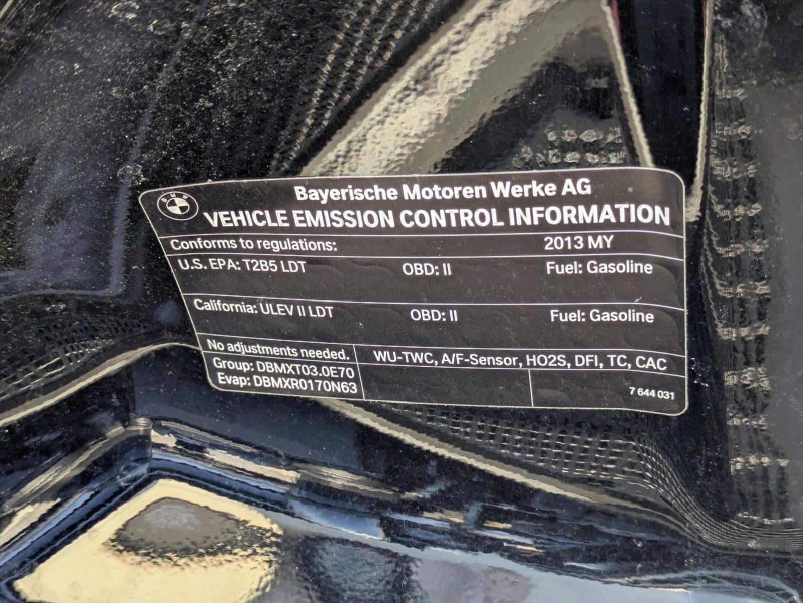 2013 BMW X6 xDrive35i AWD 4dr SUV