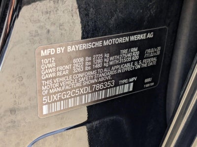 2013 BMW X6 xDrive35i AWD 4dr SUV