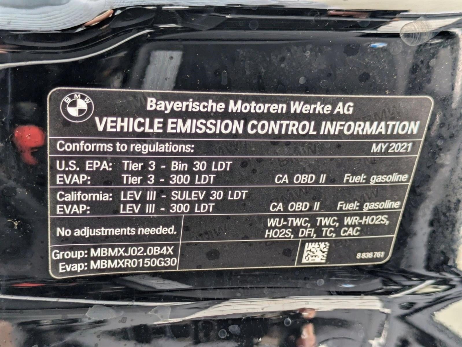 2021 BMW X3 sDrive30i Sports Activity Vehicle