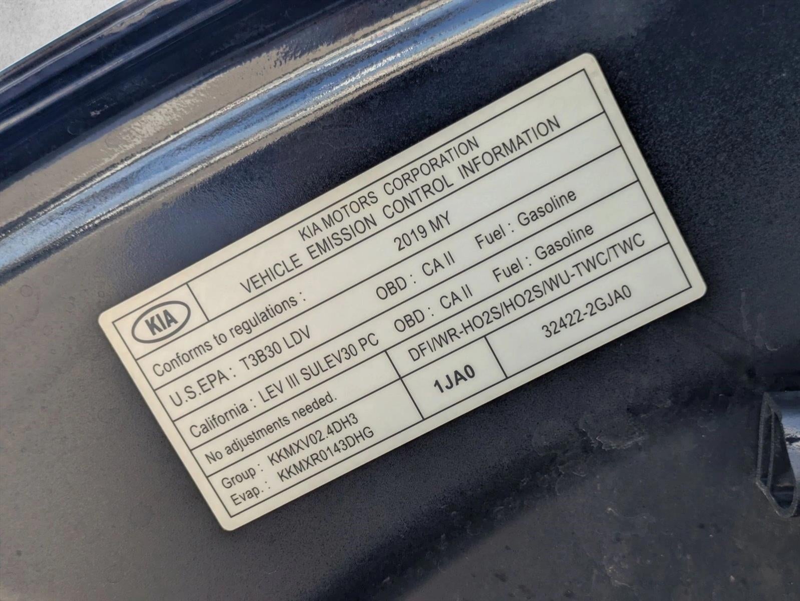 2019 Kia Optima S Auto