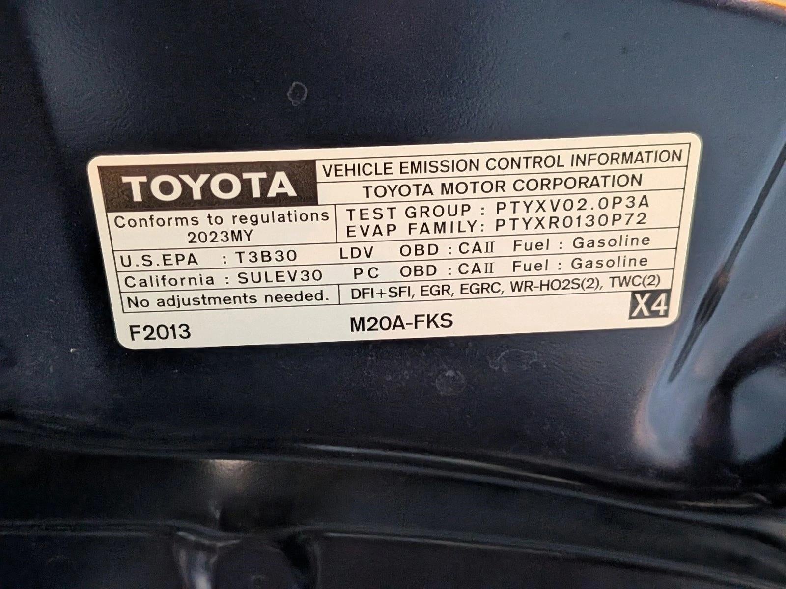 2023 Toyota Corolla LE CVT (Natl)